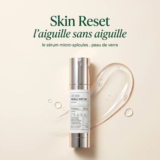 Skin Reset — sérum micro-spicules, l'aiguille sans aiguille pour une peau de verre