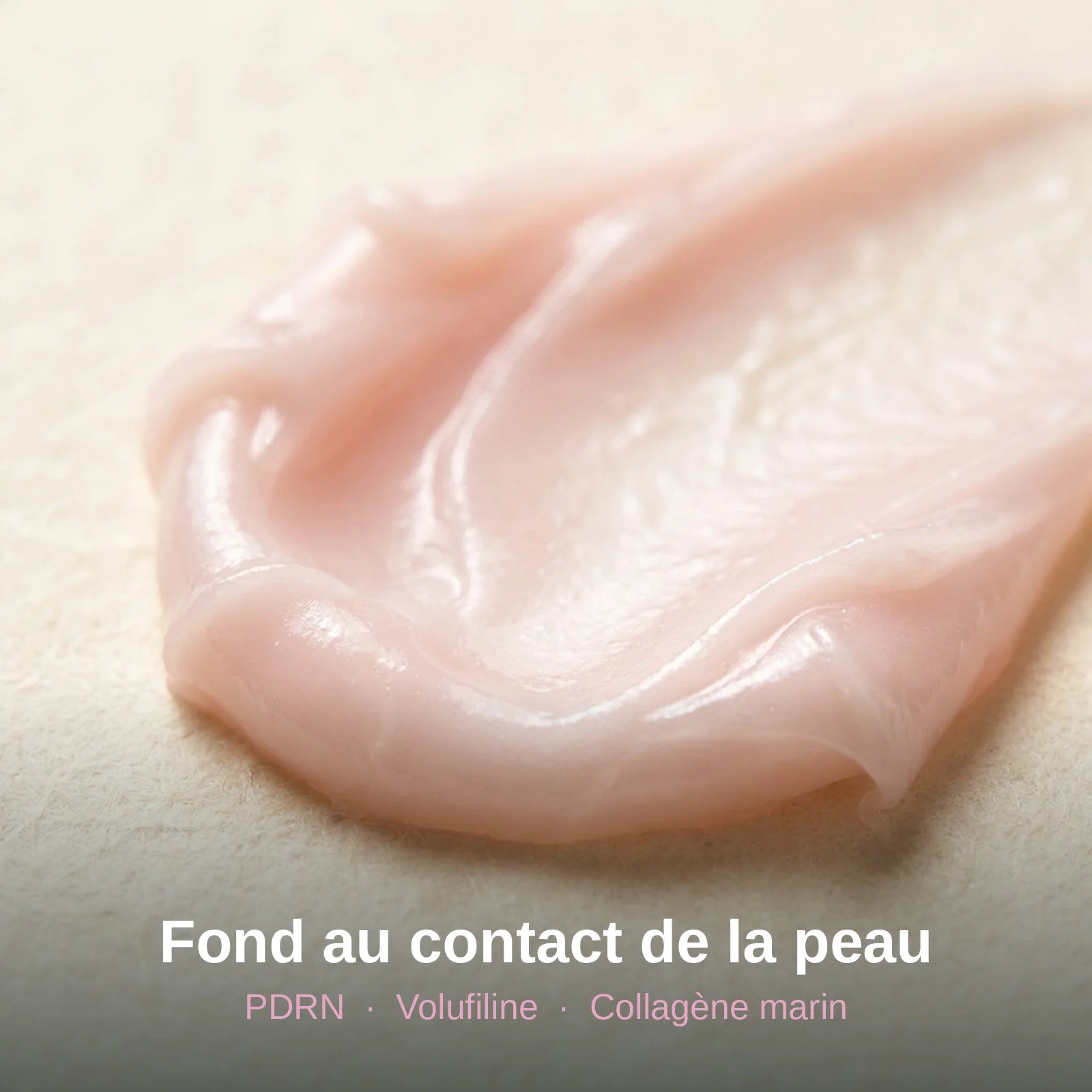Texture fondante du baume Volume Reset — PDRN, Volufiline, collagène marin