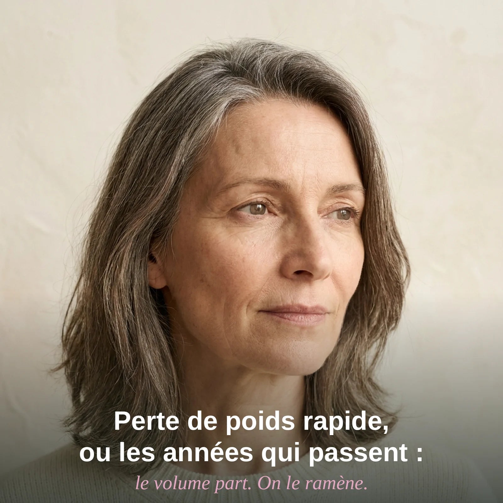 Perte de poids rapide ou années qui passent : le volume part, Volume Reset le ramène